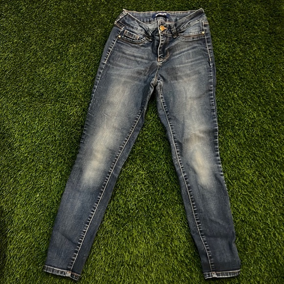 Junior Blue Spice Skinny Jeans - Picture 1 of 4